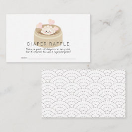 Tarjeta De Recepción Pequeño boleto de poker Baby Shower Diaper Raffle
