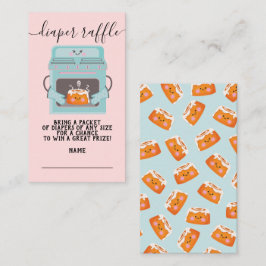 Tarjeta De Recepción Pequeño bollo en el horno Diaper Raffle