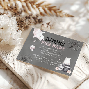 Tarjeta De Recepción Pequeño Boo Fantasma Fantasma Halloween Niña Ducha