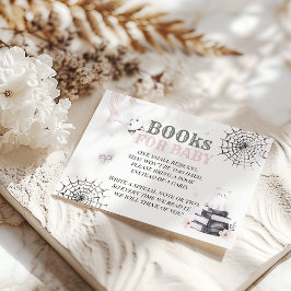 Tarjeta De Recepción Pequeño Boo Fantasma Fantasma Halloween Niña Ducha