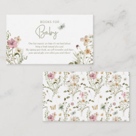 Tarjeta De Recepción Pequeño Chica de solicitud de libro de botones Bab