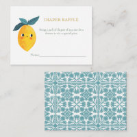 Pequeño Cítrico Cutie Lemon BabyShower Diaper Raff