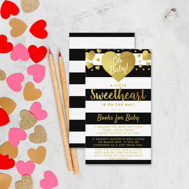 Tarjeta De Recepción Pequeño El día de San Valentín Baby Shower (Subido por el creador)