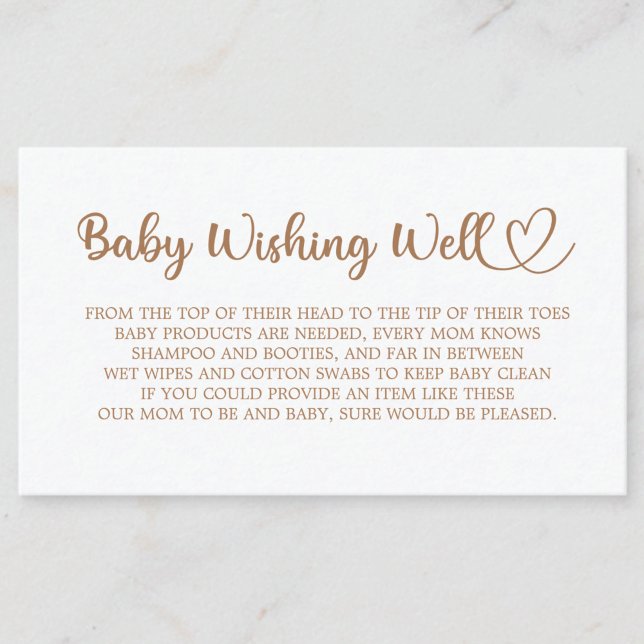 Tarjeta De Recepción Pequeño elefante Baby Shower, deseando lo mejor, (Subido por el creador)