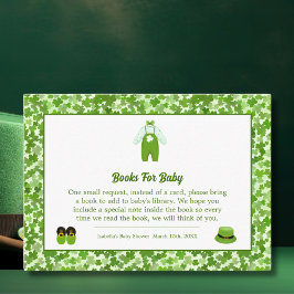 Tarjeta De Recepción Pequeño Lucky One Shamrock Books Para El Niño
