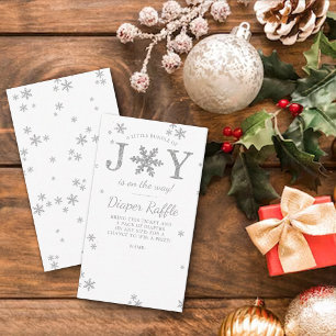 Tarjeta De Recepción Pequeño Paquete De Diaper De Baby Shower De Navida