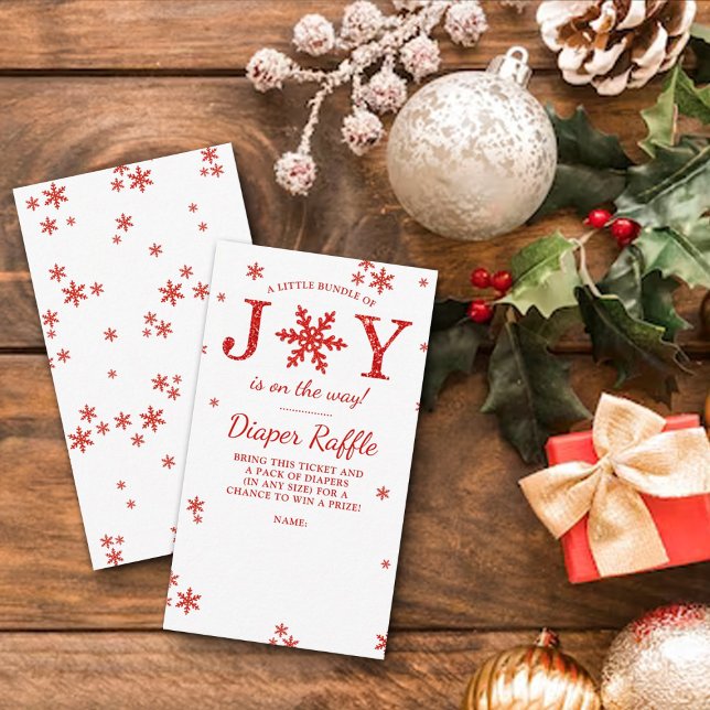 Tarjeta De Recepción Pequeño Paquete De Diaper De Baby Shower De Navida (Subido por el creador)