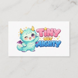 Tarjeta De Recepción Pequeño pero poderoso dragón