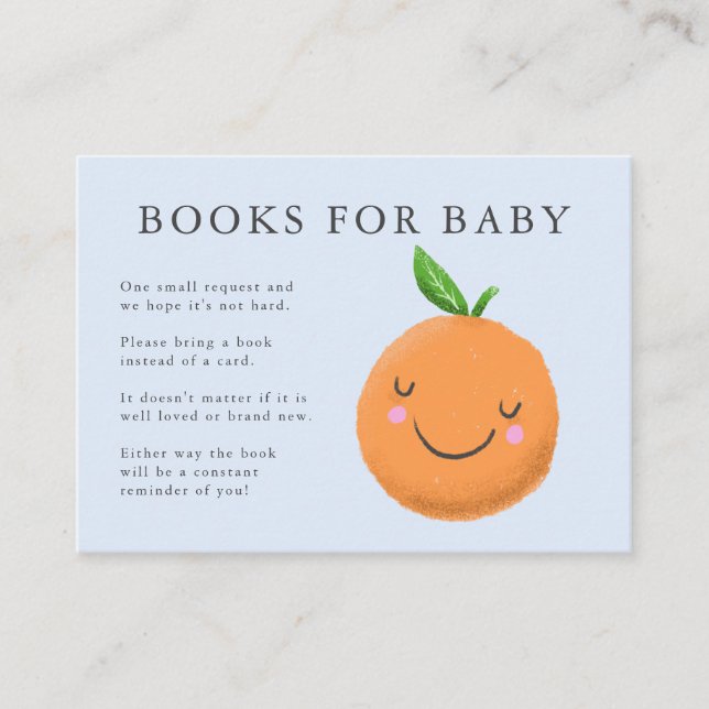 Tarjeta De Recepción Pequeño tema cutáneo solicitud de libro de Baby Sh (Anverso)