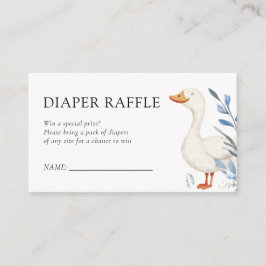 Tarjeta De Recepción Pequeño y tonto chico de la joya Baby Shower Diape