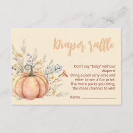 Tarjeta De Recepción Pequeño zopenco Baby Shower | Tema de otoño