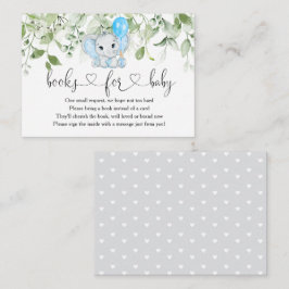 Tarjeta De Recepción Pequeños elefantes Baby Shower Boy Boys para bebé