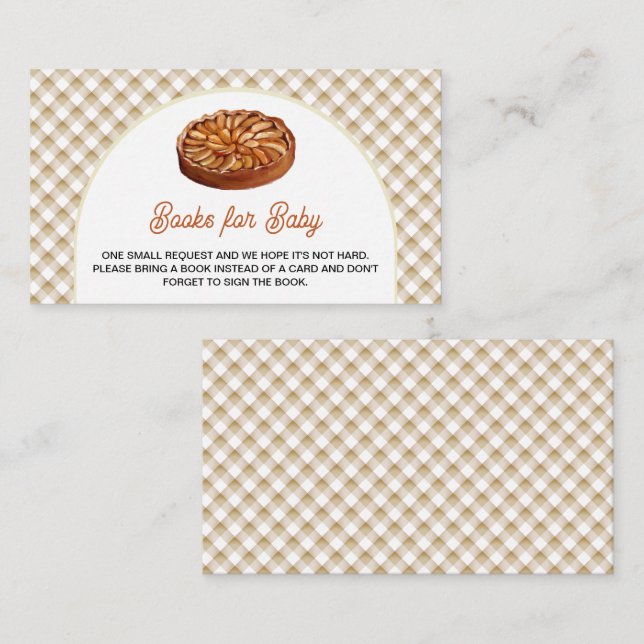 Tarjeta De Recepción Pequeños libros de acción de gracias para niños (Anverso / Reverso)