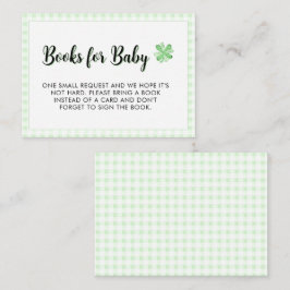 Tarjeta De Recepción Pequeños libros de Baby Shower con encanto para be