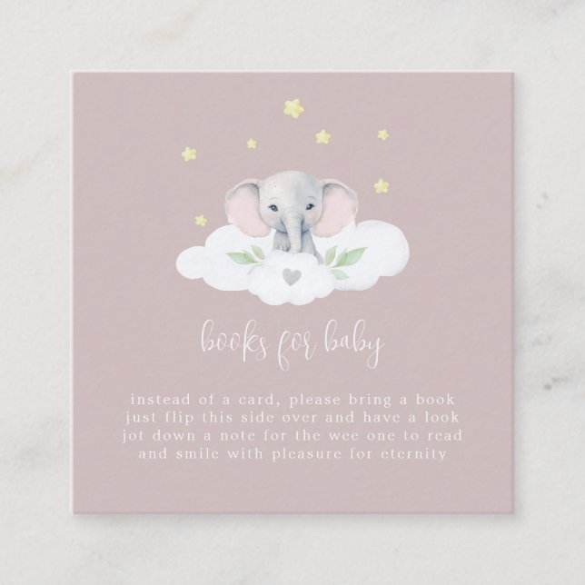 Tarjeta De Recepción Pequeños libros de Baby Shower de cacahuete para e (Anverso)