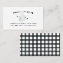 Pequeños libros de Baby Shower de Halloween para b