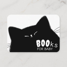 Tarjeta De Recepción Pequeños libros de Baby Shower de Halloween para b