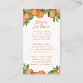 Tarjeta De Recepción Pequeños libros de Baby Shower para bebé