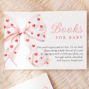 Tarjeta De Recepción Pequeños libros de Baby Shower para bebés