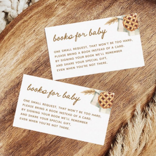 Tarjeta De Recepción Pequeños Libros De Baby Shower Para Bebés (Subido por el creador)