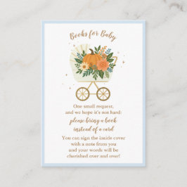 Tarjeta De Recepción Pequeños libros de calabaza para bebé