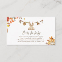 Pequeños libros de calabaza para bebé, botes de la