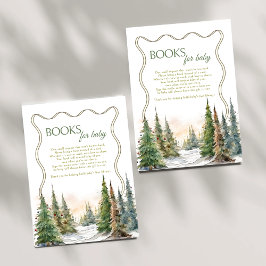 Tarjeta De Recepción Pequeños libros de cereza para Navidades bebés