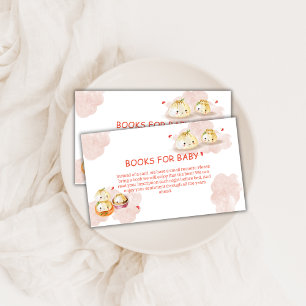 Tarjeta De Recepción Pequeños Libros De Escobas De Dumping Para Baby Sh