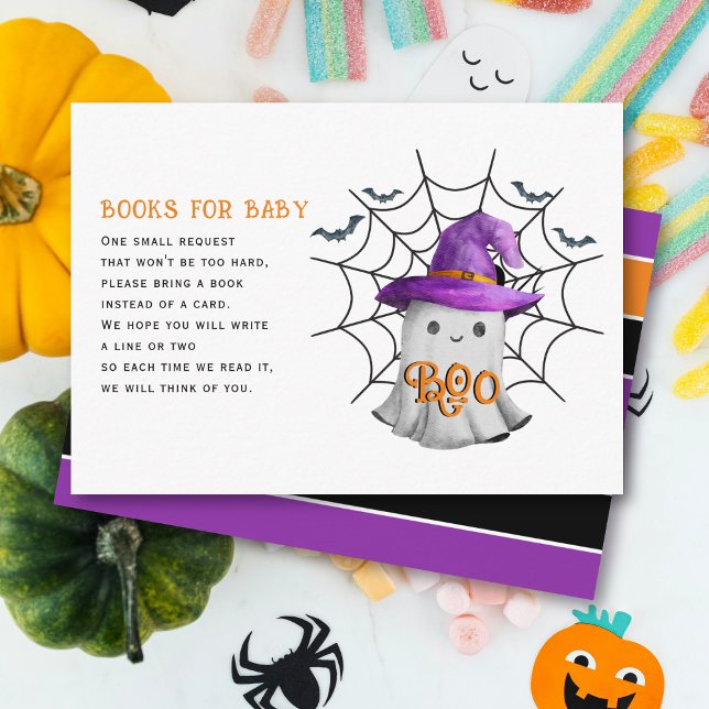Tarjeta De Recepción Pequeños libros de fantasmas para la ducha de bebé (Subido por el creador)