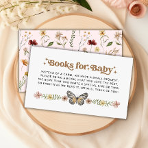 Pequeños libros de flores silvestres para la tarje