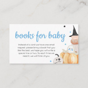 Tarjeta De Recepción Pequeños libros de Halloween para niños