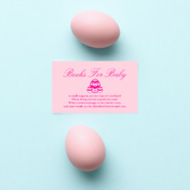 Tarjeta De Recepción Pequeños Libros De Pascua Para Baby Shower