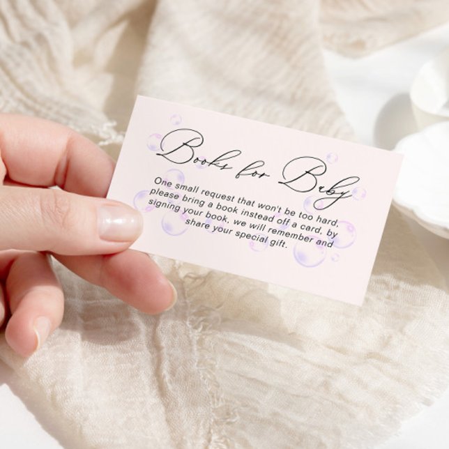 Tarjeta De Recepción Pequeños Libros De Perla Para El Baby Shower Infan (Subido por el creador)