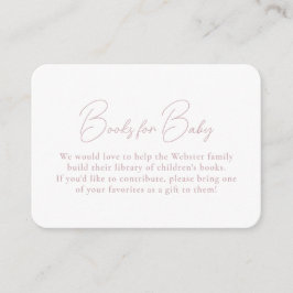 Tarjeta De Recepción Pequeños libros lindos y sencillos para bebés con