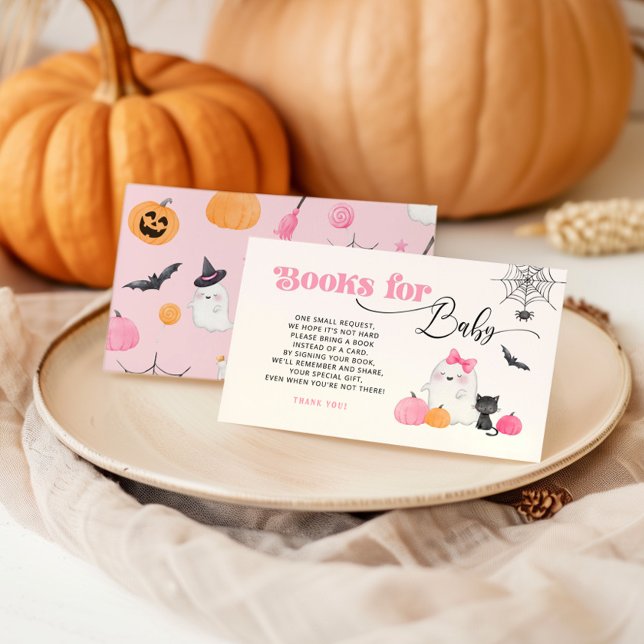 Tarjeta De Recepción Pequeños libros rosados para bebé (Subido por el creador)