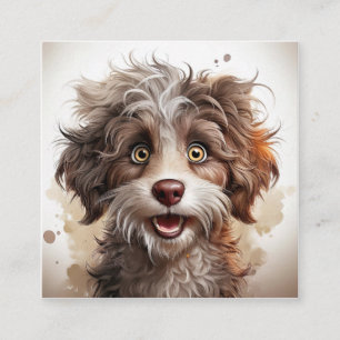 Tarjeta De Recepción perro gracioso