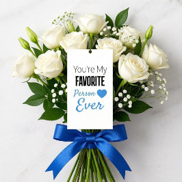 Tarjeta De Recepción Persona favorita personalizada