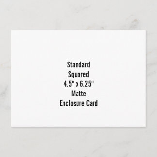 Tarjeta De Recepción Personaliza tu propio diseño con 4,5" x 6,25"