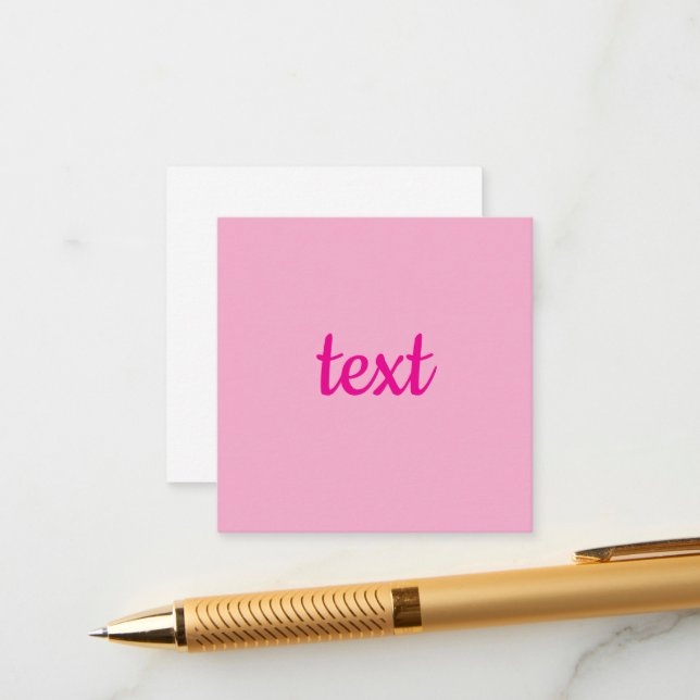 Tarjeta De Recepción Personalizable de Guay Texto (Anverso/Reverso In Situ)