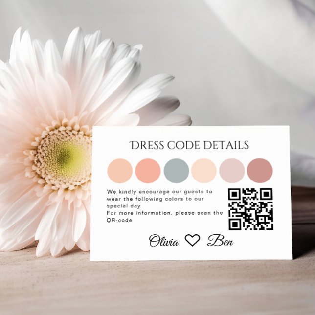 Tarjeta De Recepción Personalizable Elegante Vestido de Boda Insertar C (Subido por el creador)