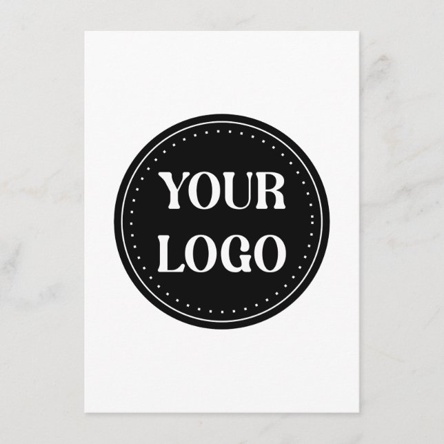 Tarjeta De Recepción Personalizable, moderno, elegante y atemporal (Anverso)