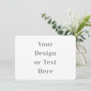 Tarjeta De Recepción Personalizable Su diseño o texto aquí Personalizad