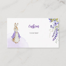 Tarjeta De Recepción Personalizado Baby Shower de Peter Rabbit