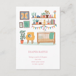 Tarjeta De Recepción Personalizado de Ilustracion de enfermería cuta Di