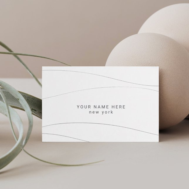 Tarjeta De Recepción Personalizado Presupuesto Moderno Resumen Waves Ta (Subido por el creador)