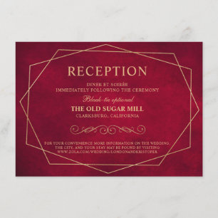 Tarjeta De Recepción Personalizado Solicitud Sra. London Dawn