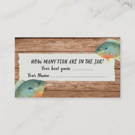 Tarjeta De Recepción Pesca de cuántas cartas de caza Baby Shower pescad