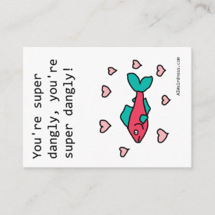 Tarjeta De Recepción Pescado súper peligroso - San Valentín generado po