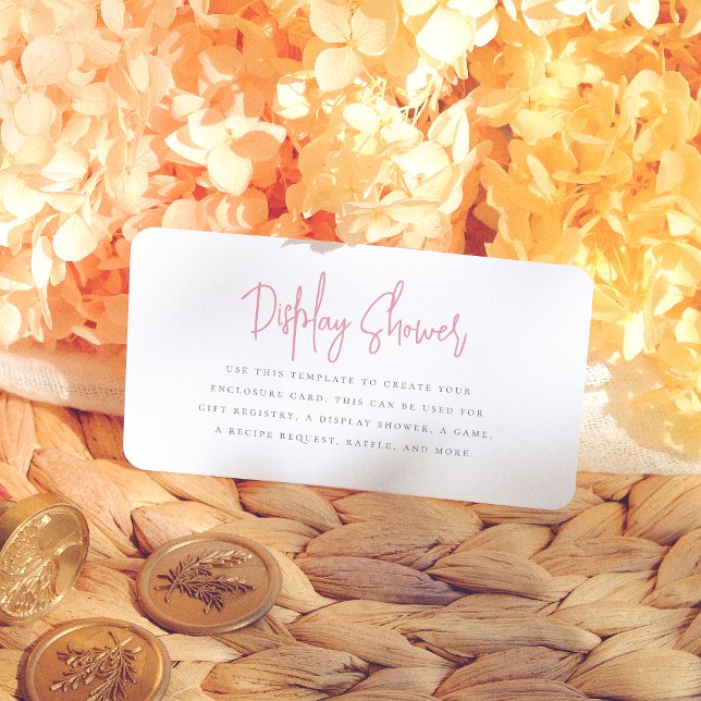 Tarjeta De Recepción Petales y ducha de novia floral Prosecco (Subido por el creador)