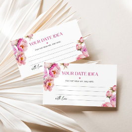 Tarjeta De Recepción Pétalos y prosecco brillantes rosa Fecha ideas noc